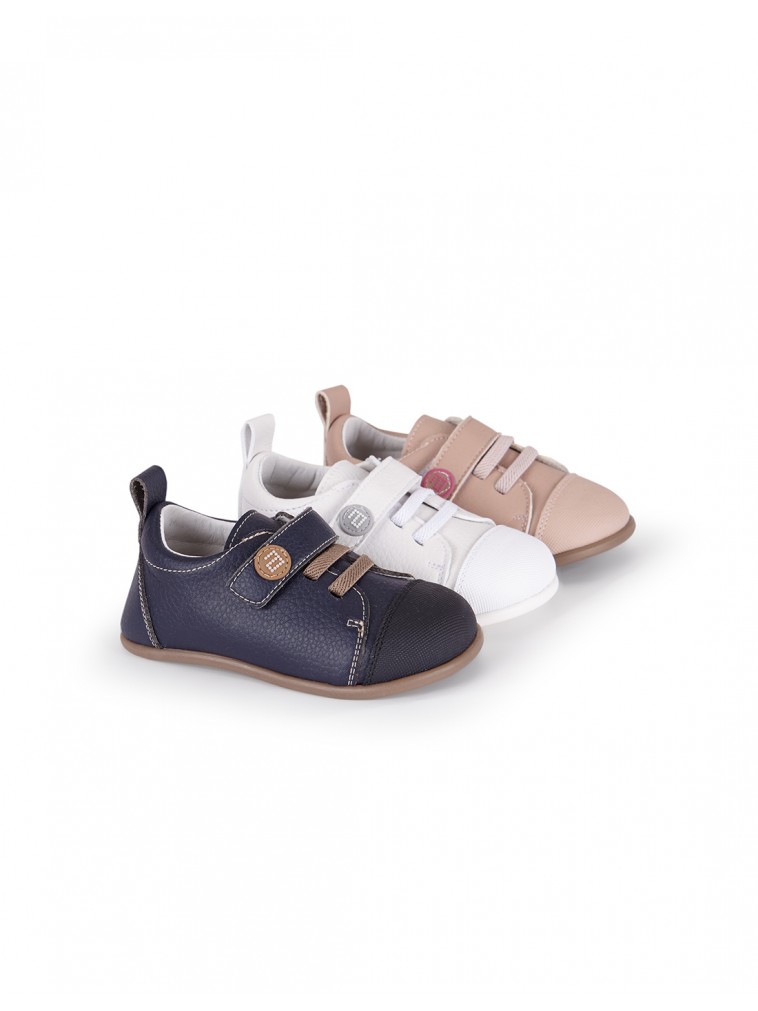 Zapatos en piel S00 - Novedades - Para bebés