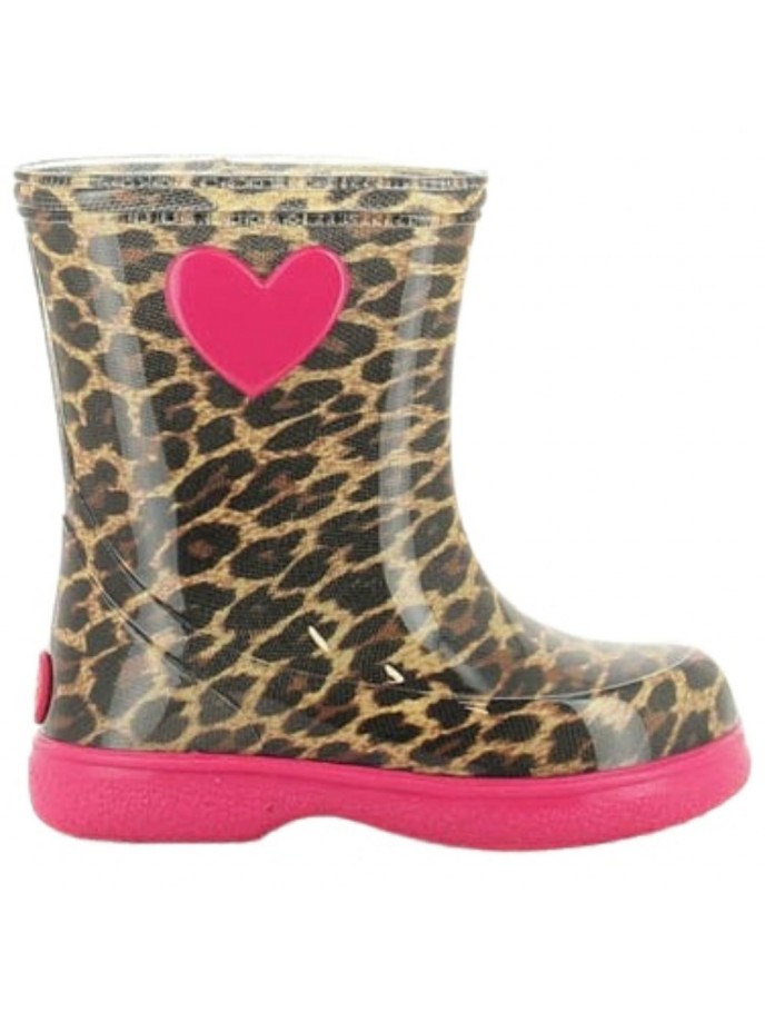 Botas de Agua Pipo Leopardo Negro