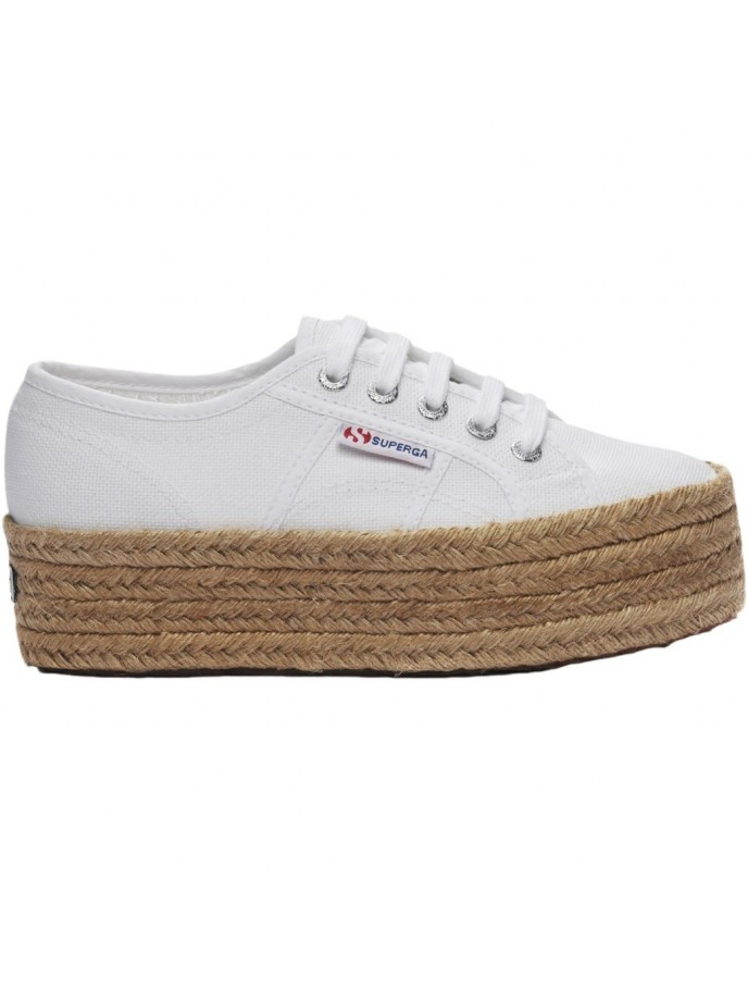 Playero Plataforma de Yute Superga